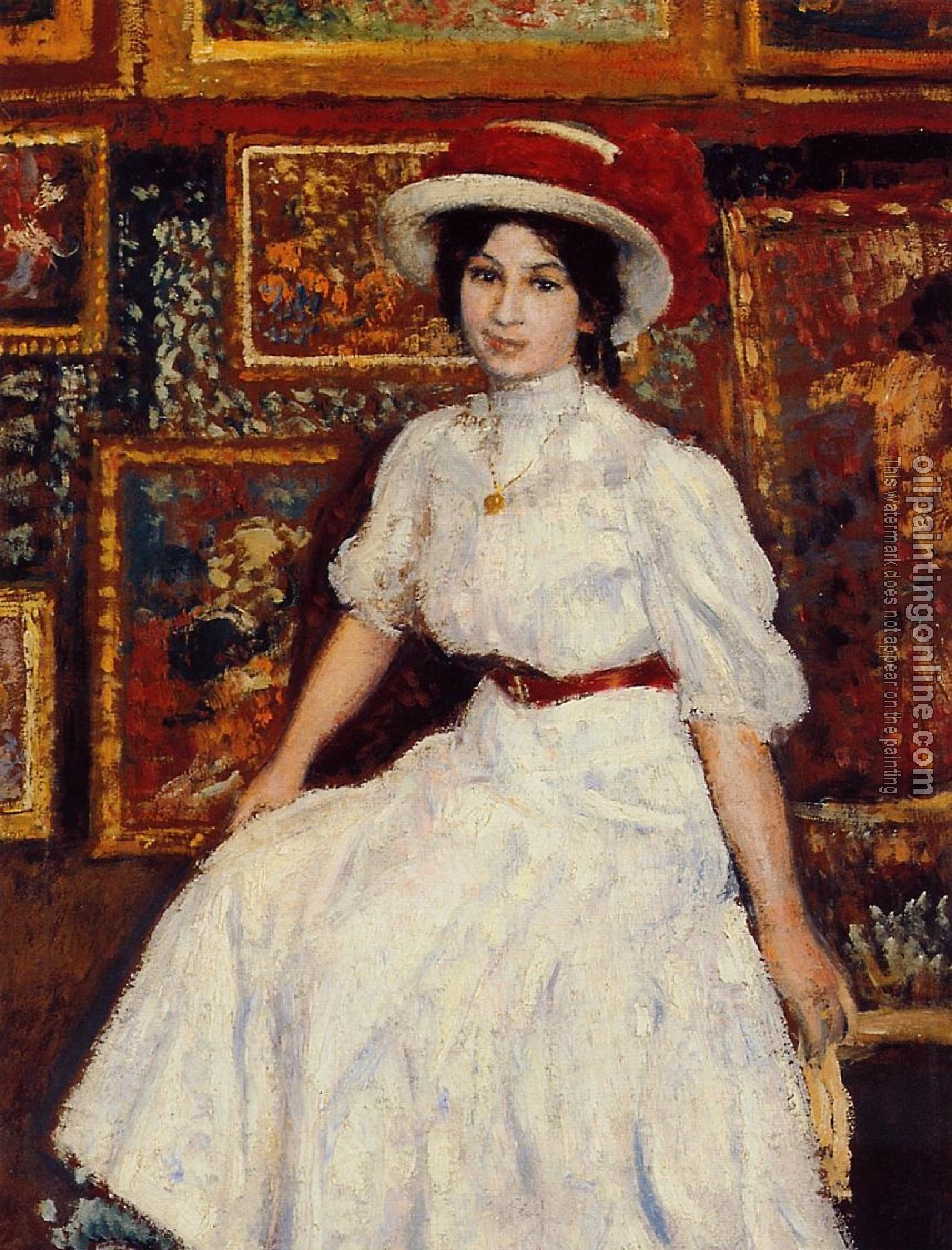 Lemmen, Georges - Young Girl in White